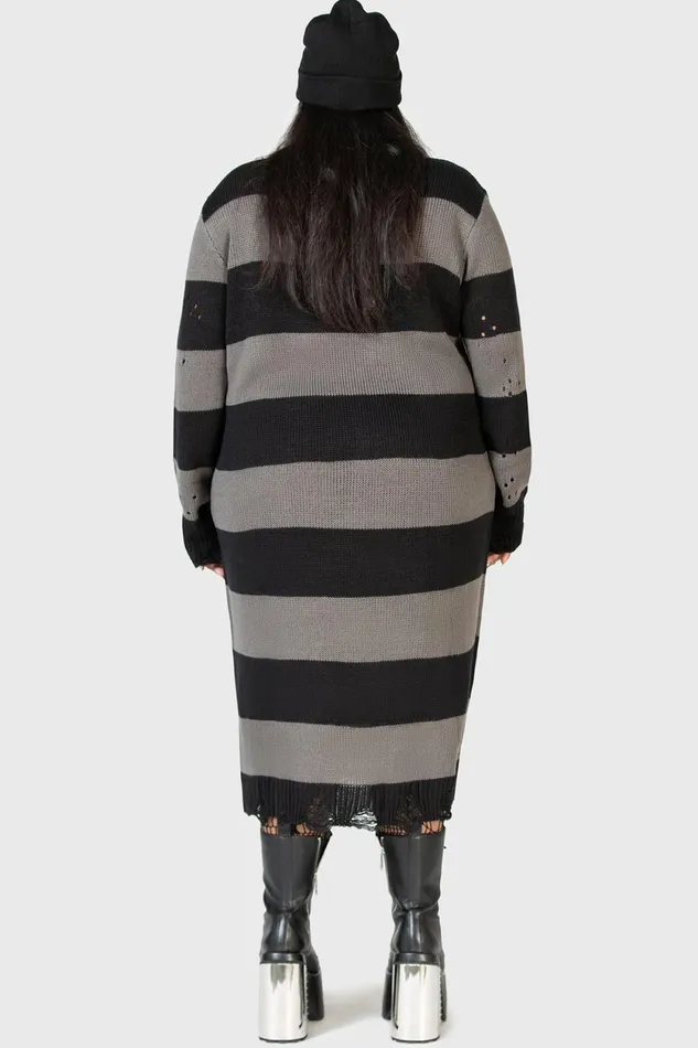 Women Midi Killstar Within Souls Sweater Dress