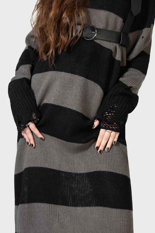 Women Midi Killstar Within Souls Sweater Dress