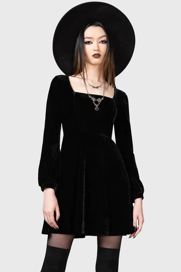 Women Mini Killstar Archaic Dress