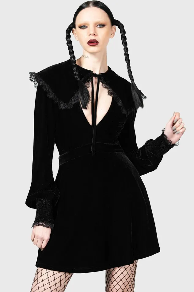 Women Mini Killstar Emilee Emilee Collar Dress