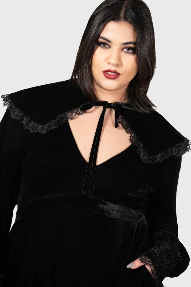 Women Mini Killstar Emilee Emilee Collar Dress