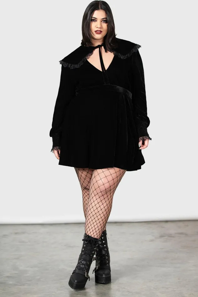 Women Mini Killstar Emilee Emilee Collar Dress