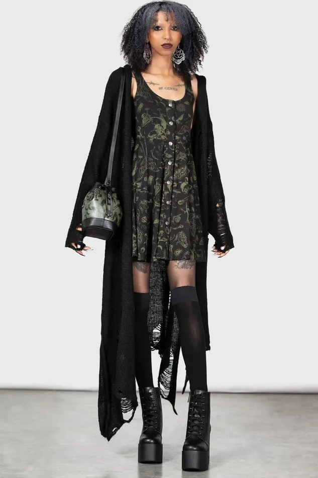 Women Mini Killstar Leslynn Babydoll Dress