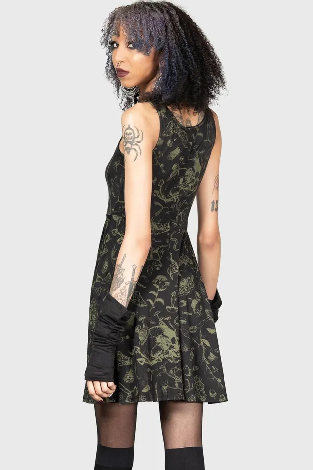 Women Mini Killstar Leslynn Babydoll Dress