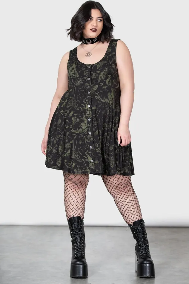 Women Mini Killstar Leslynn Babydoll Dress