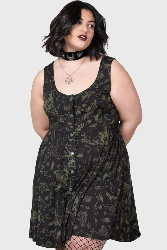 Women Mini Killstar Leslynn Babydoll Dress