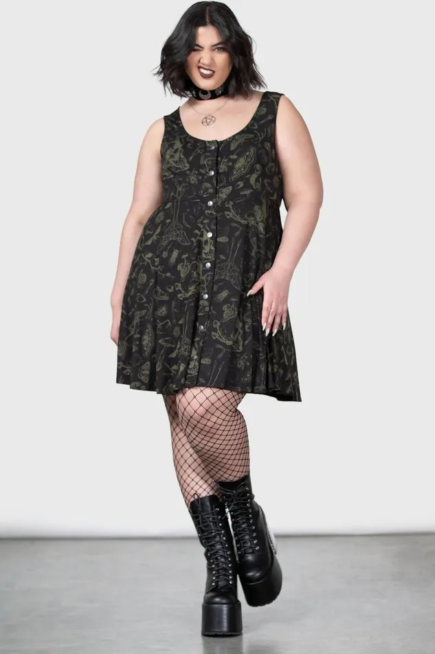 Women Mini Killstar Leslynn Babydoll Dress