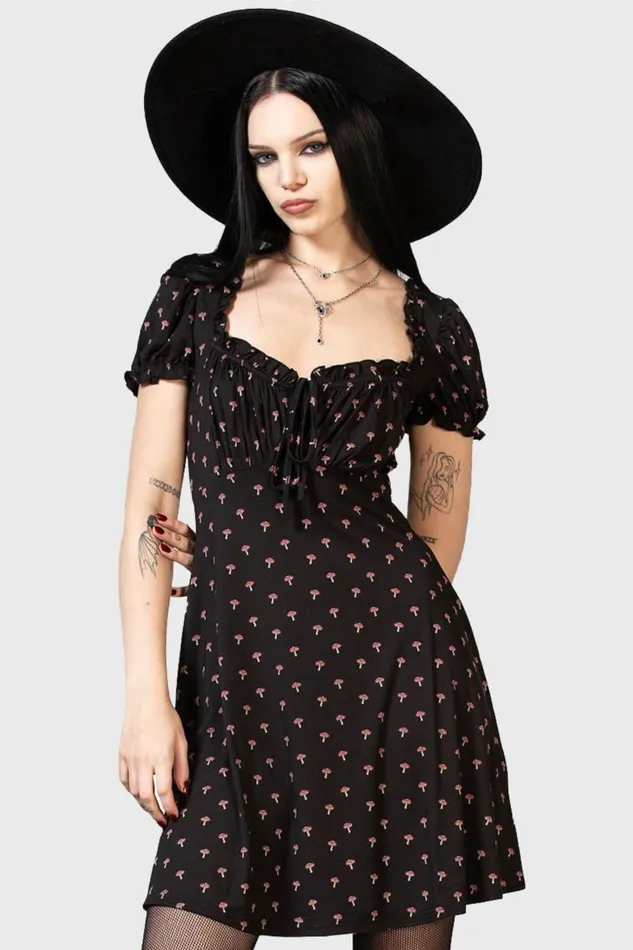 Women Mini Killstar Poisonpie Mini Dress