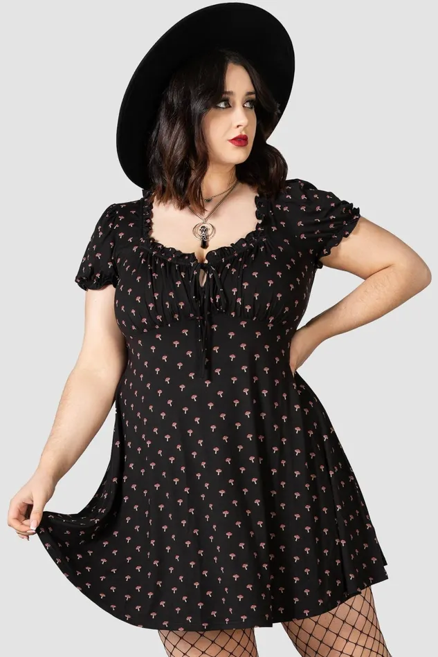 Women Mini Killstar Poisonpie Mini Dress
