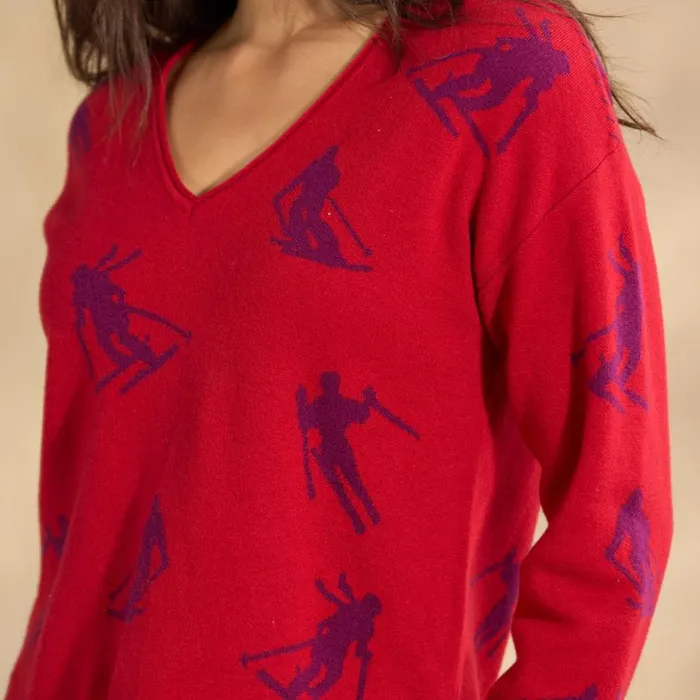 Women Mountain Air Sweater Rhythmic Red Sundance Catalog Sweaters Women Mountain Air Sweater Rhythmic Red Sundance Catalog Sweaters