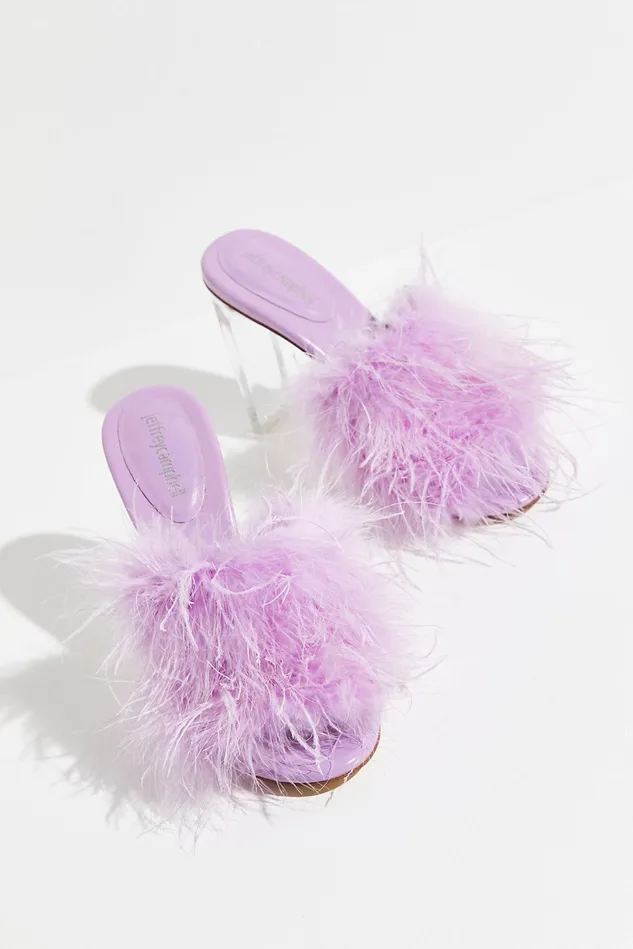 Women Mules Free People Daisy Heels Lilac