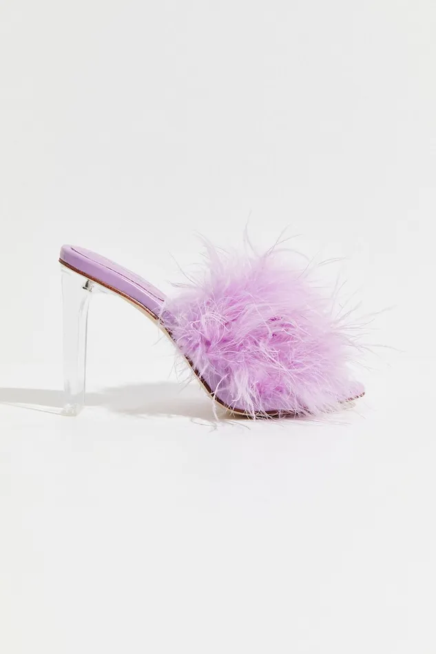Women Mules Free People Daisy Heels Lilac