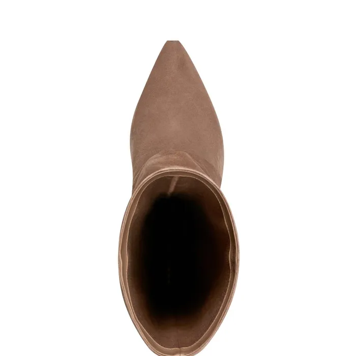 Women Narysa Dress Boot Natural Suede Marc Fisher Boots and Booties