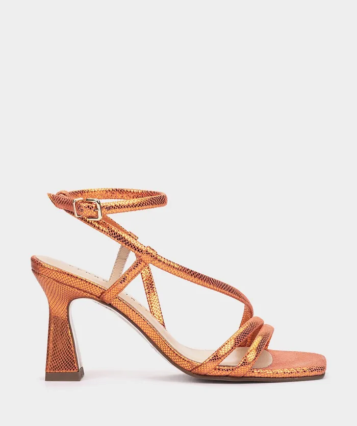 Women Natalia Orange 8211 Heeled Sandals Pedro Miralles