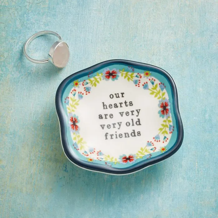 Women Old Friend Trinket Dish Sundance Catalog Jewelry Storage