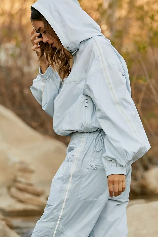 Women Outerwear Free People Rain Check Packable Waterproof Jacket Ocean Breeze Women Outerwear Free People Rain Check Packable Waterproof Jacket Ocean Breeze