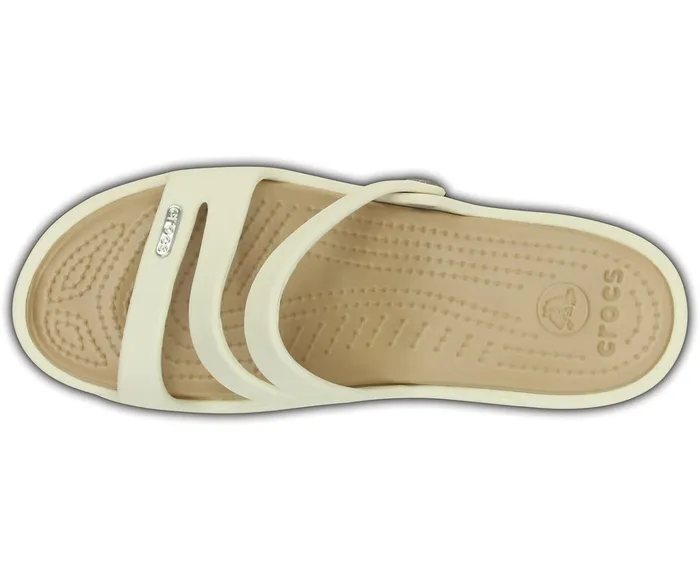 Women Patricia Sandal Oyster Gold Crocs Sandals