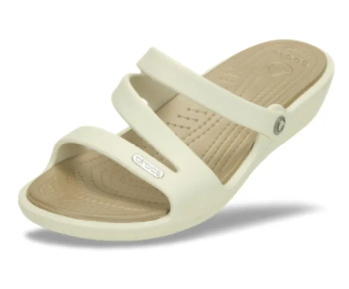 Women Patricia Sandal Oyster Gold Crocs Sandals