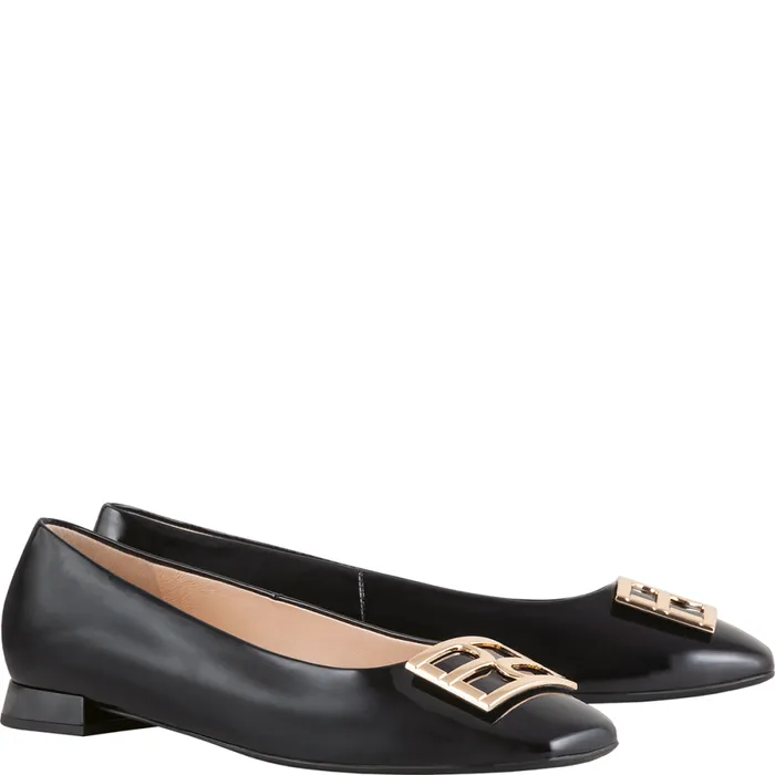 Women Petty Ballerinas Black HGL Ballerinas
