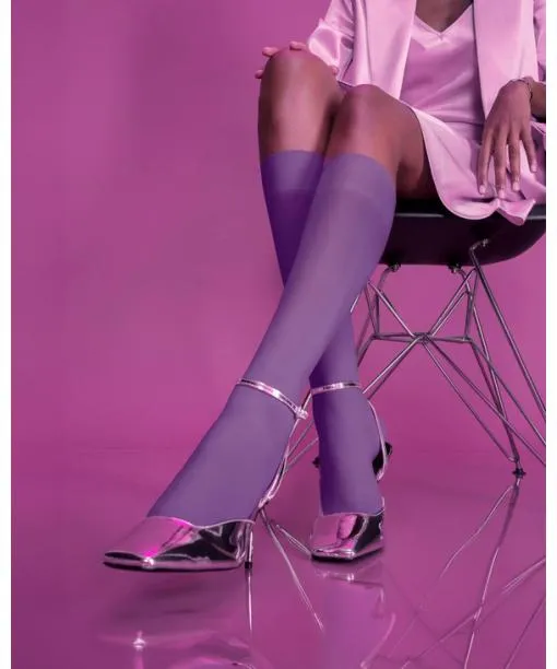 Women Pure Matt 50 DEN Women Kneehigh Socks Marine FALKE Knee High Socks