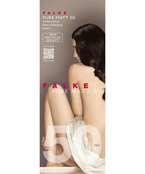 Women Pure Matt 50 DEN Women Kneehigh Socks Marine FALKE Knee High Socks