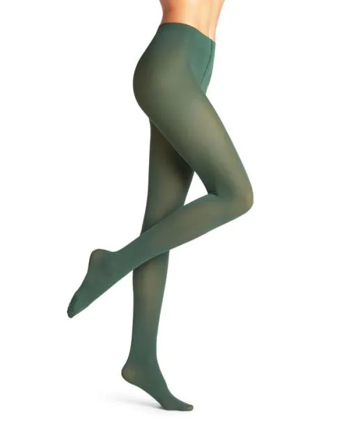 Women Pure Matt 50 DEN Women Tights Hunter Green FALKE Tights and Leggings