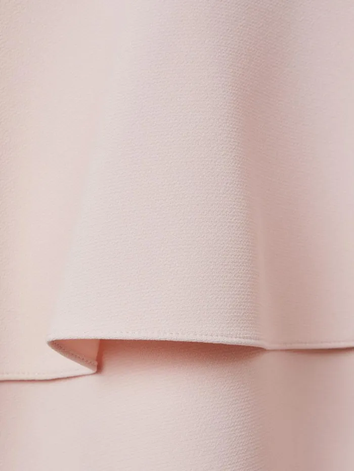 Women Reiss Brands Tiered Mini Dress Pale Pink