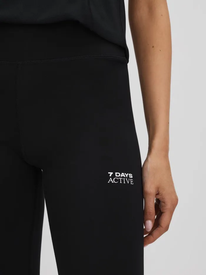 Women Reiss Pants Days Active High Rise Leggings Black