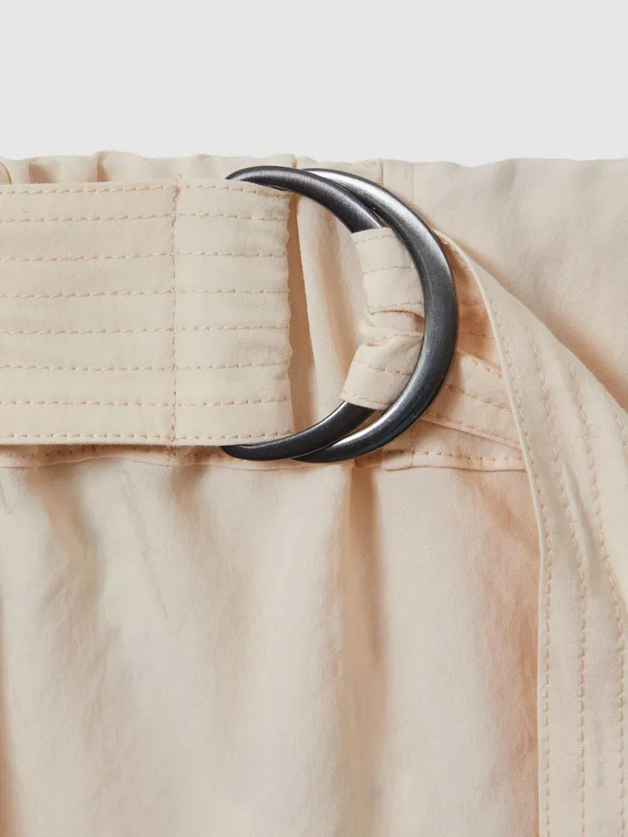 Women Reiss Skirts Kori Belted Parachute Midi Skirt Cream