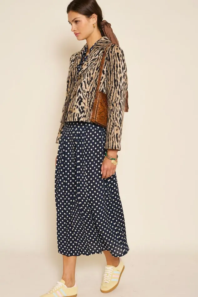 Women RIXO All Clothing Izzy Shirt Dress Runway Spot Navy
