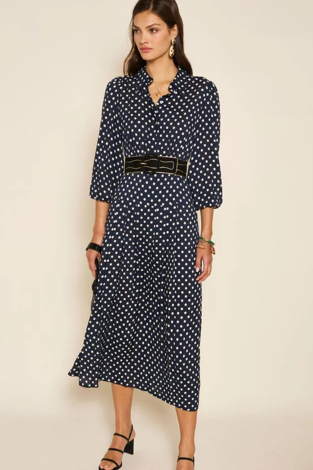Women RIXO All Clothing Izzy Shirt Dress Runway Spot Navy