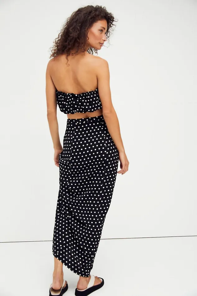 Women Sets Free People Cutie Crossing Set Black Combo