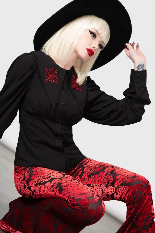 Women Shirts and Blouses Killstar Decerabia Shirt