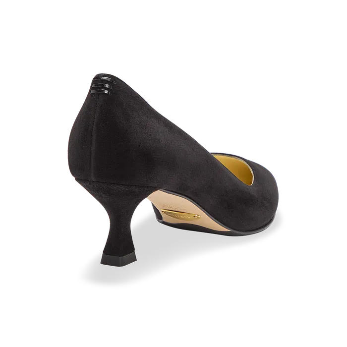 Women Shoes M M LaFleur The Sarah Flint Perfect Kitten Pump 50 Black Suede