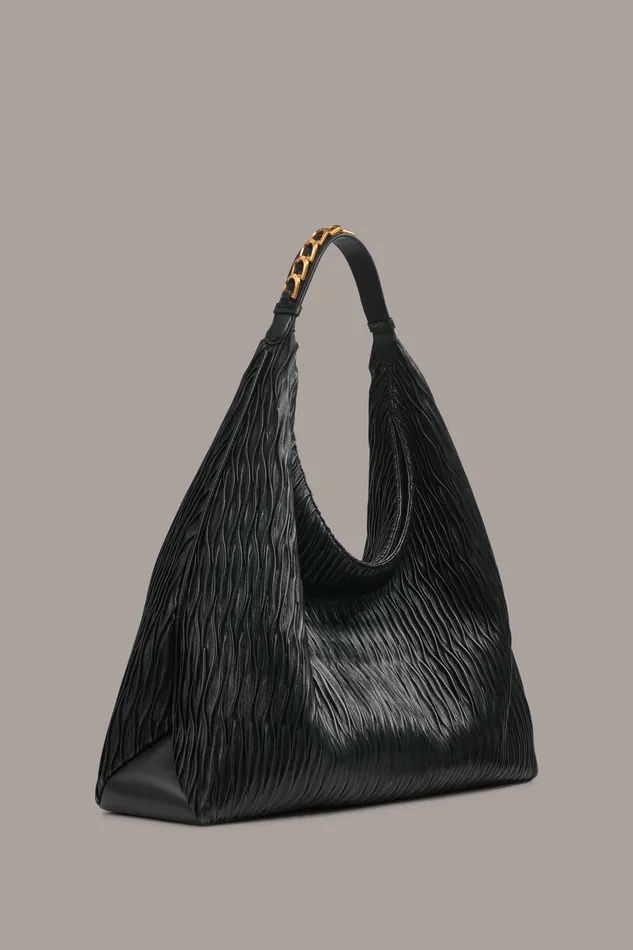 Women Shoulder And Hobo Bags Donna Karan BELLMORE XL HOBO BAG Black