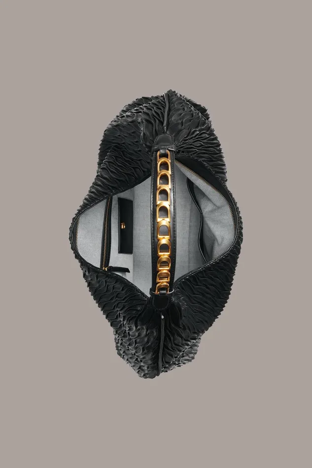 Women Shoulder And Hobo Bags Donna Karan BELLMORE XL HOBO BAG Black