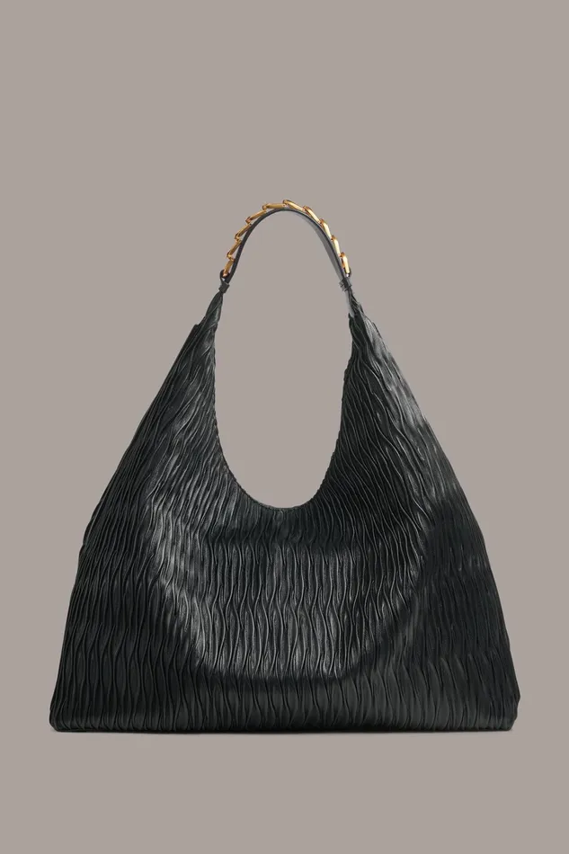 Women Shoulder And Hobo Bags Donna Karan BELLMORE XL HOBO BAG Black