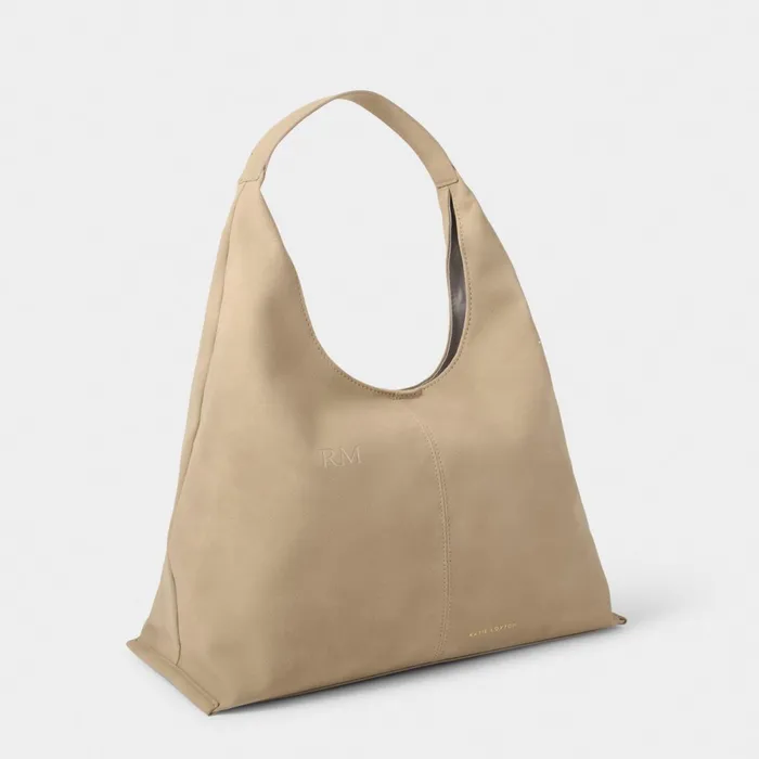 Women Shoulder Bags Katie Loxton Laila Shoulder Bag In Light Taupe 8211 Slouch Bag