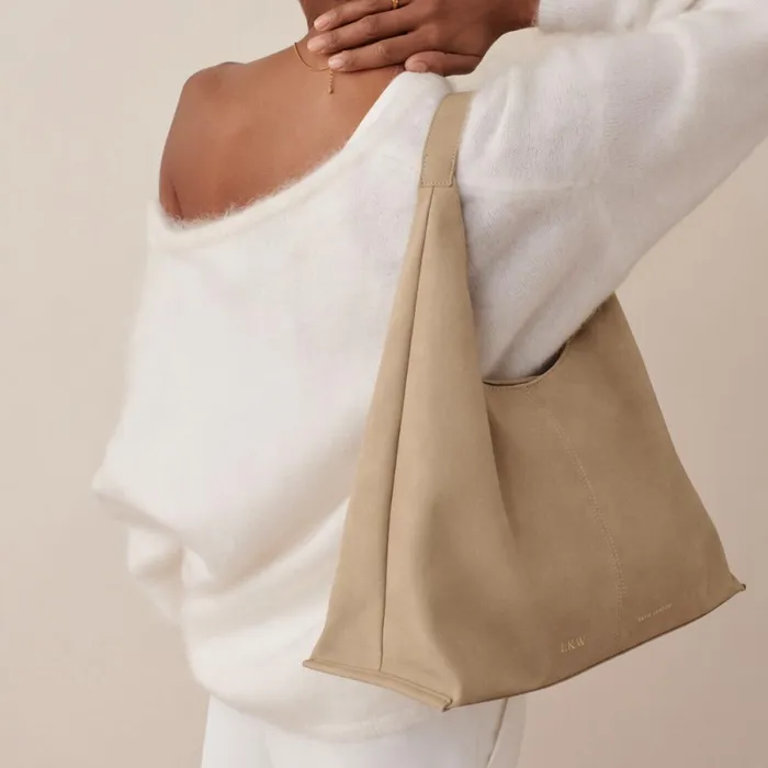 Women Shoulder Bags Katie Loxton Laila Shoulder Bag In Light Taupe 8211 Slouch Bag