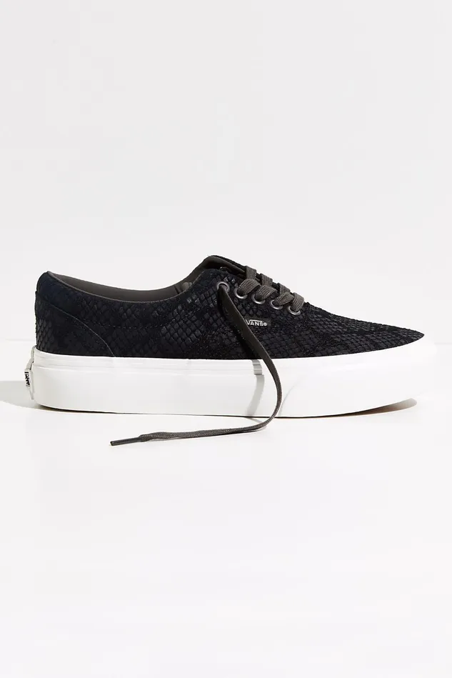 Women Sneakers Free People UA Era Snake Platform Sneakers Emboss Black