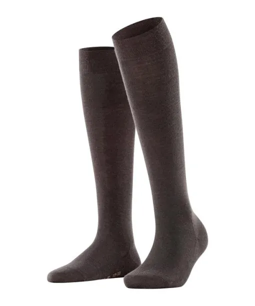 Women Softmerino Women Kneehigh Socks Dark Brown FALKE Knee High Socks