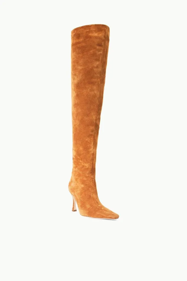 Women STAUD Boots CAMI OVER THE KNEE BOOT TAN SUEDE Women STAUD Boots CAMI OVER THE KNEE BOOT TAN SUEDE