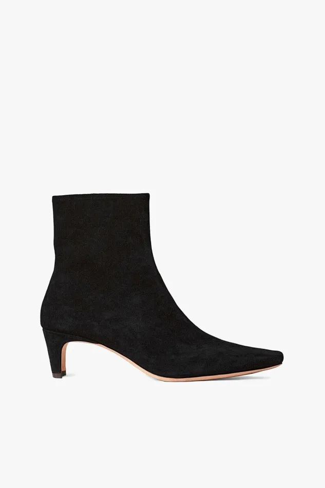 Women STAUD Boots WALLY ANKLE BOOT BLACK SUEDE