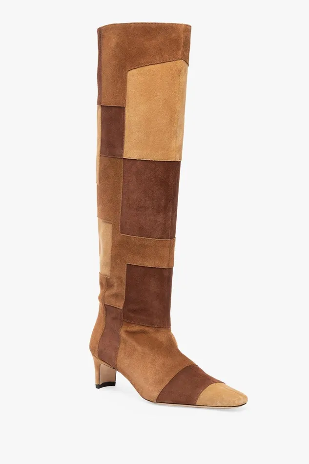 Women STAUD Boots WALLY BOOT TAN PATCHWORK