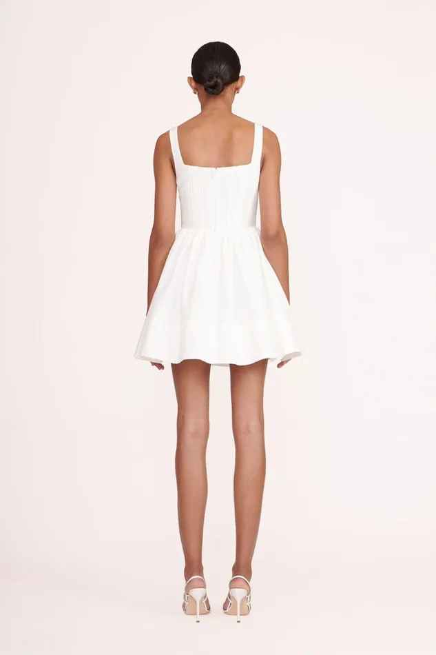 Women STAUD Bridal Dresses LANDSCAPE DRESS WHITE