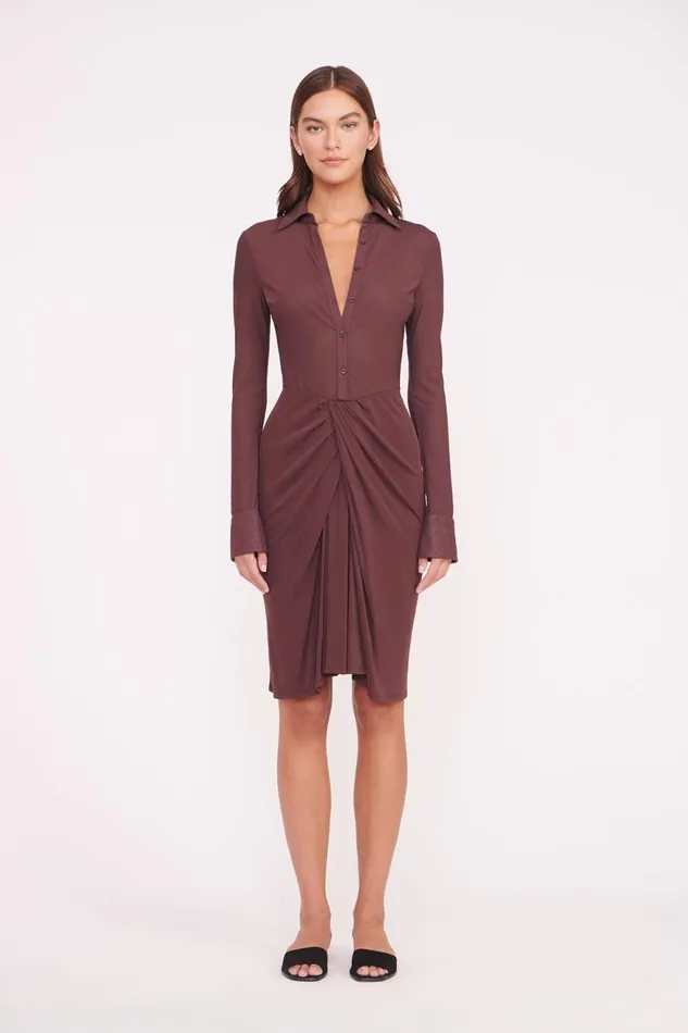 Women STAUD Dresses BRENDAN DRESS BARK