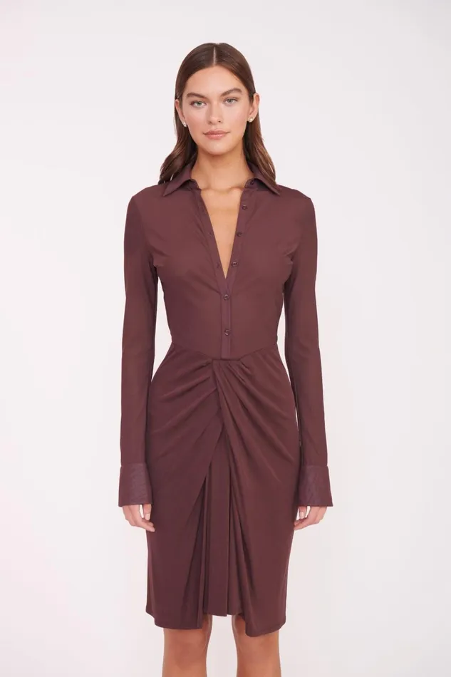 Women STAUD Dresses BRENDAN DRESS BARK Women STAUD Dresses BRENDAN DRESS BARK