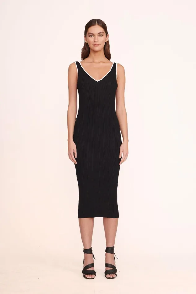 Women STAUD Dresses DANA DRESS BLACK