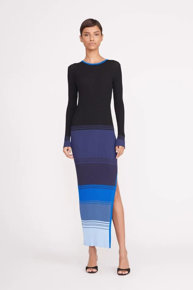 Women STAUD Dresses EDNA DRESS MIDNIGHT GLACIER
