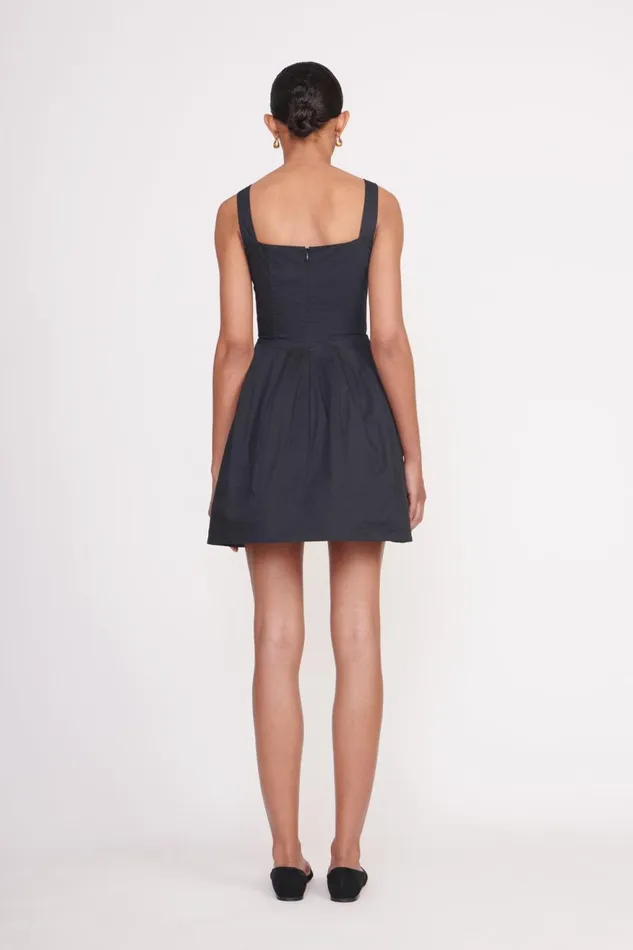 Women STAUD Dresses MINI SUTTON DRESS BLACK